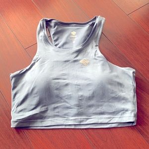 COPY - Support Crop Top Sports Bra with phone pocket in back
